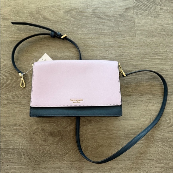 Kate Spade Cameron lilac and blue Crossbody Bag with metal shoulder chain - Picture 1 of 7